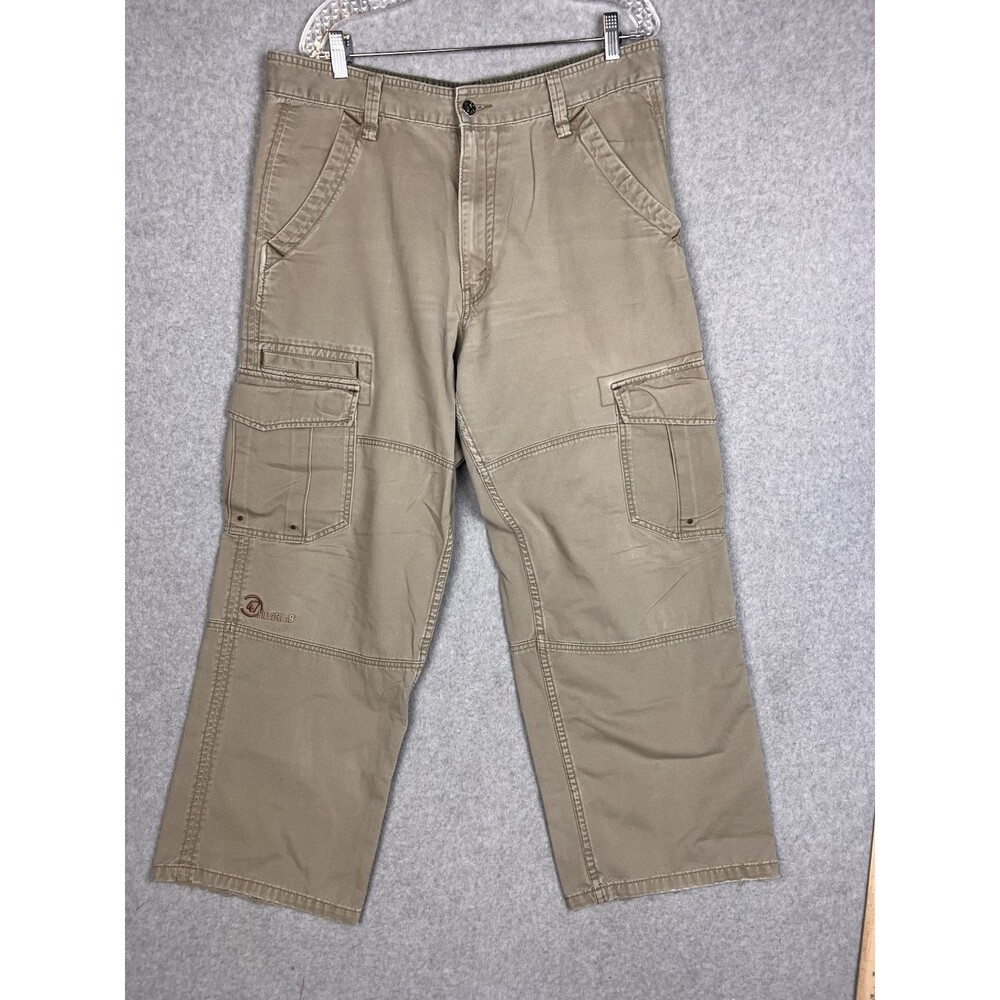 Vintage Levi's Silvertab Baggy Cargo Trooper Pants Mens 36x30 Tactical Brown
